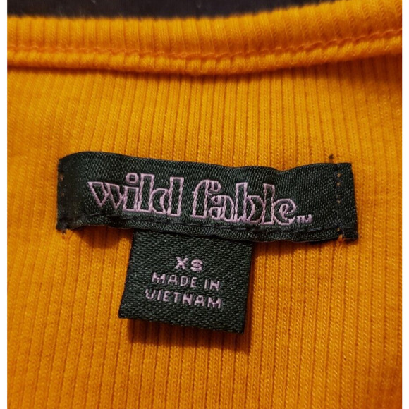 Wild Fable Dress Womens XS Mango Orange Flip Flop Mini Dress Summer Beach - Picture 5 of 6